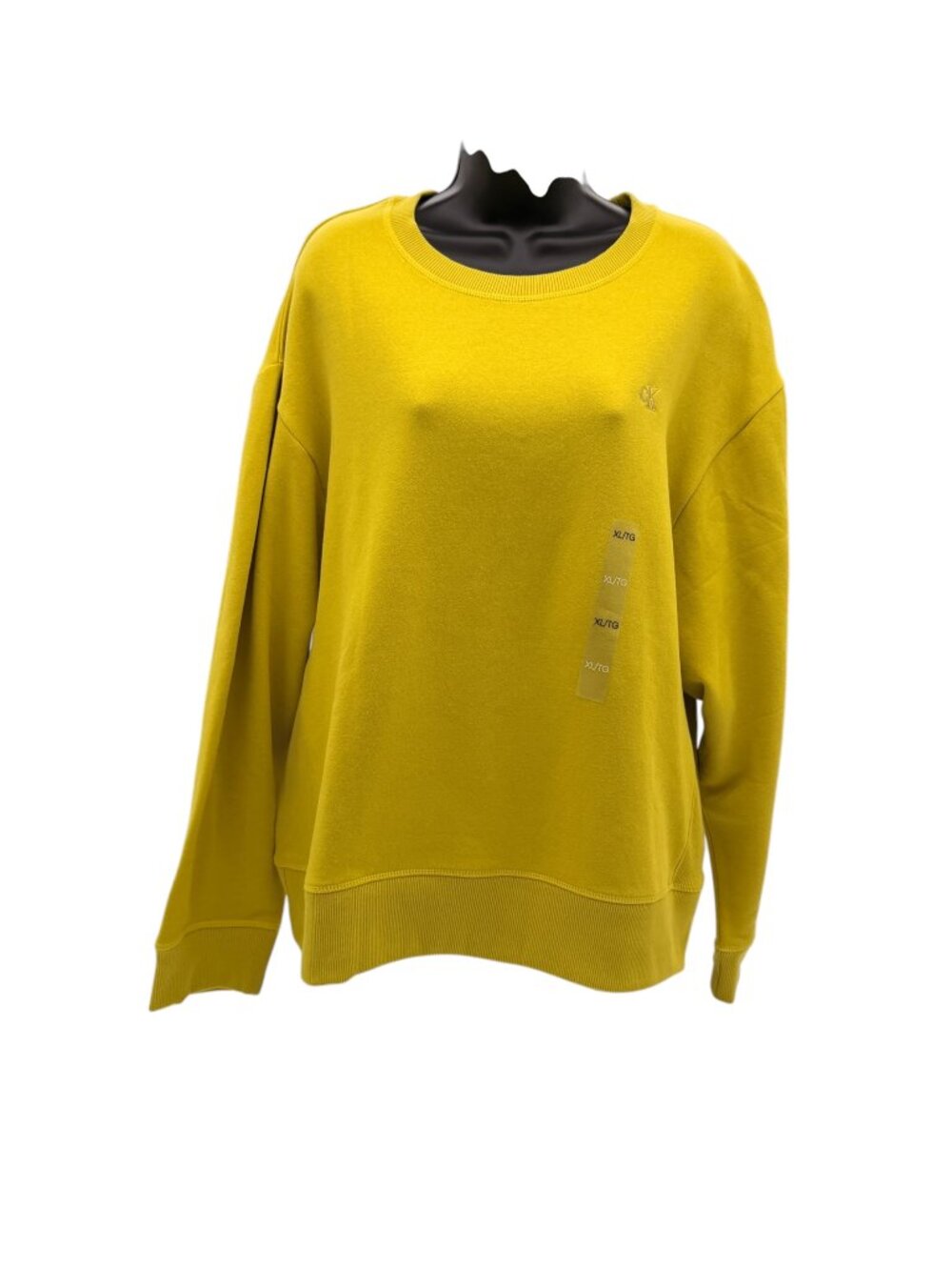 NWT Calvin Klein XL Yellow Women's Sweatshirt